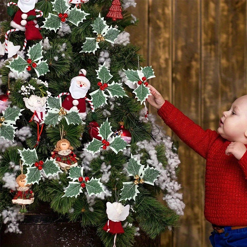 10 Pcs Artificial Holly Berrie - đánh giá và giá Christmas Wreath Fake