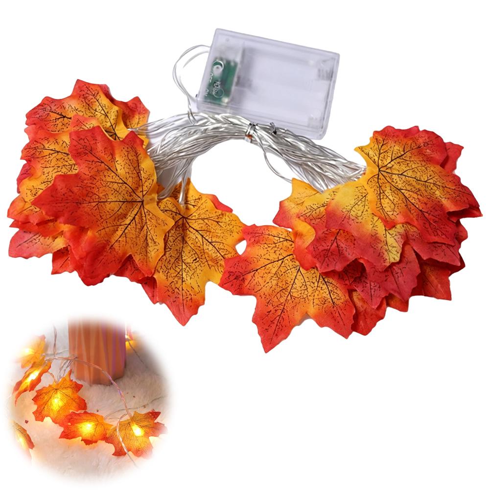 Maple Leaf Garland String Ligh - đánh giá và giá Led Fairy String Lights