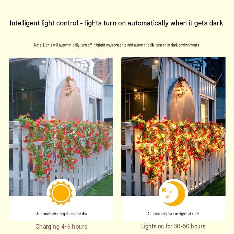 Solar Rose Vine String Lights  - đánh giá và giá Led Fairy String Lights