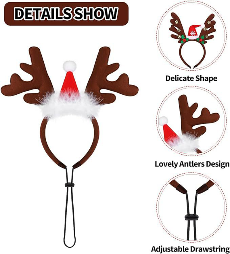 Christmas Pet Headband - Reind - đánh giá và giá Reindeer Antlers Headband
