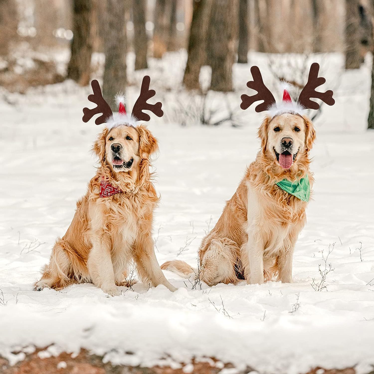 Christmas Pet Headband - Reind - đánh giá và giá Reindeer Antlers Headband