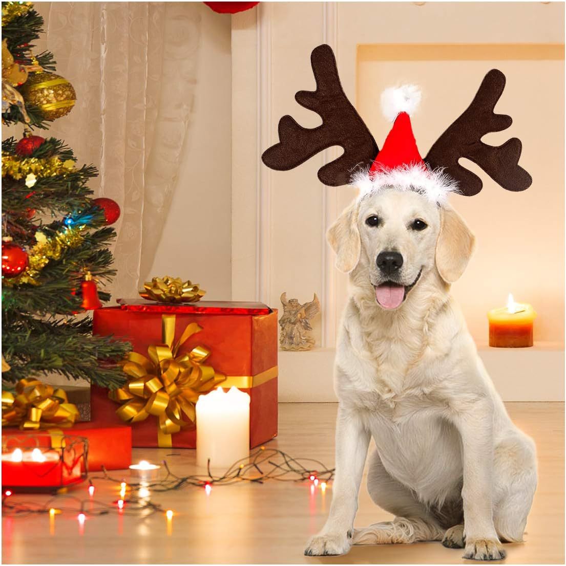 Christmas Pet Headband - Reind - đánh giá và giá Reindeer Antlers Headband