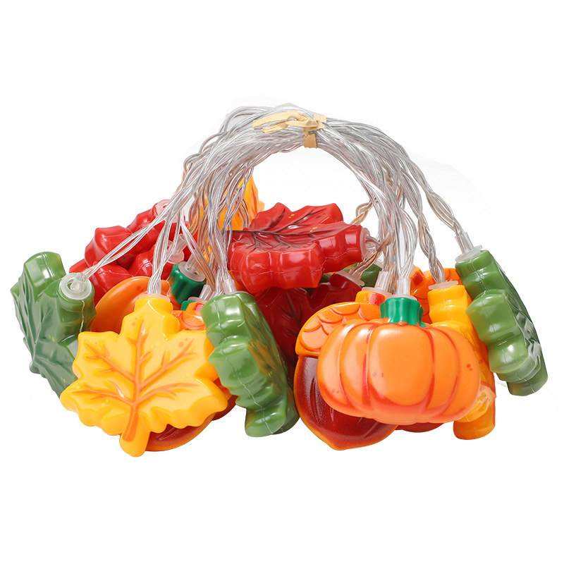 Fall Maple Leaf Pumpkin Acorn  - đánh giá và giá Led Fairy String Lights