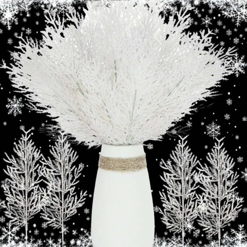 Christmas White Artificial Pin - đánh giá và giá Christmas Wreath Fake