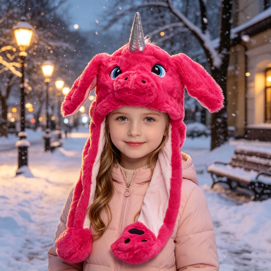 Unicorn Plush Hat with Moving  - đánh giá và giá Santa Hat Plush