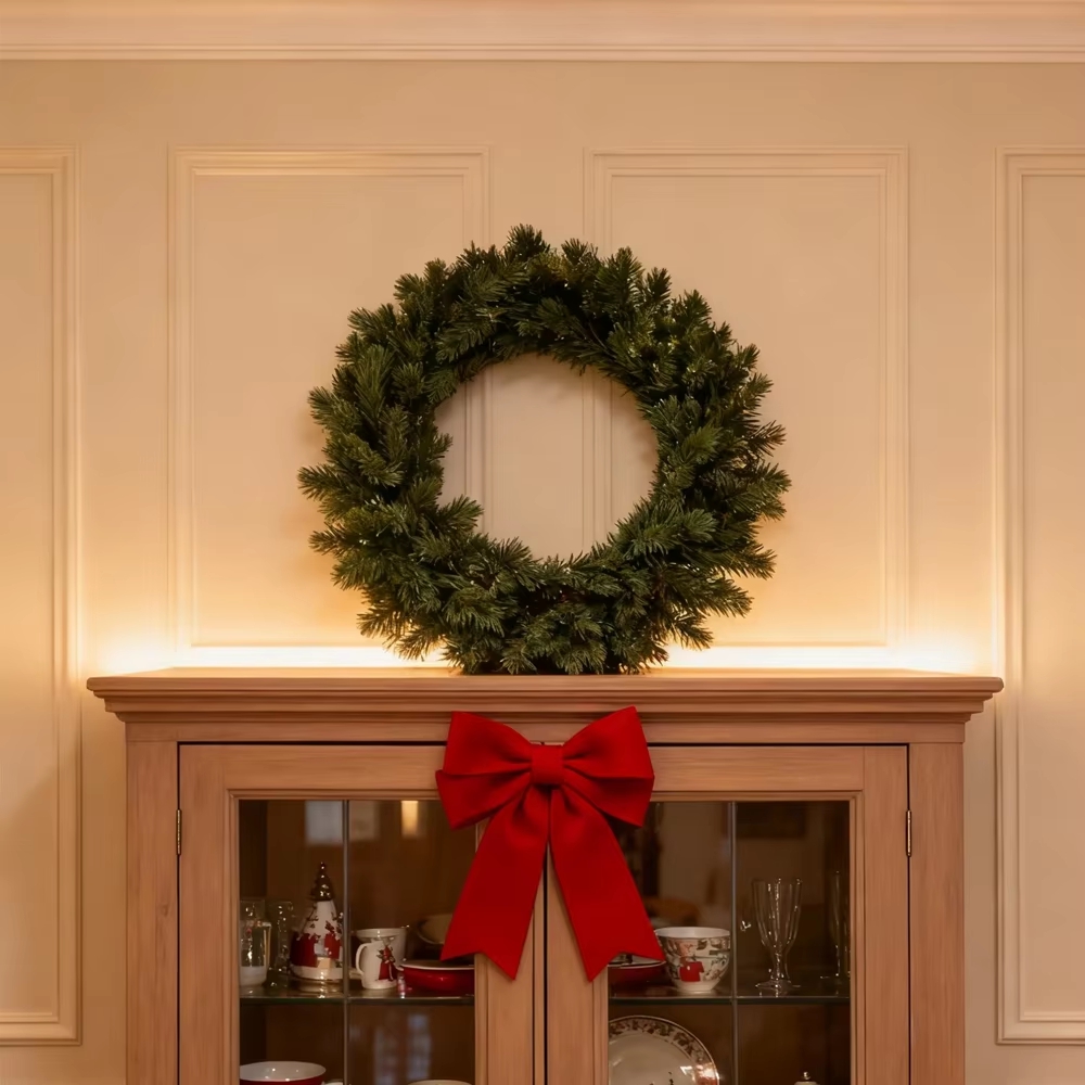 Artificial Pine Wreath Plant C - đánh giá và giá Christmas Wreath Fake