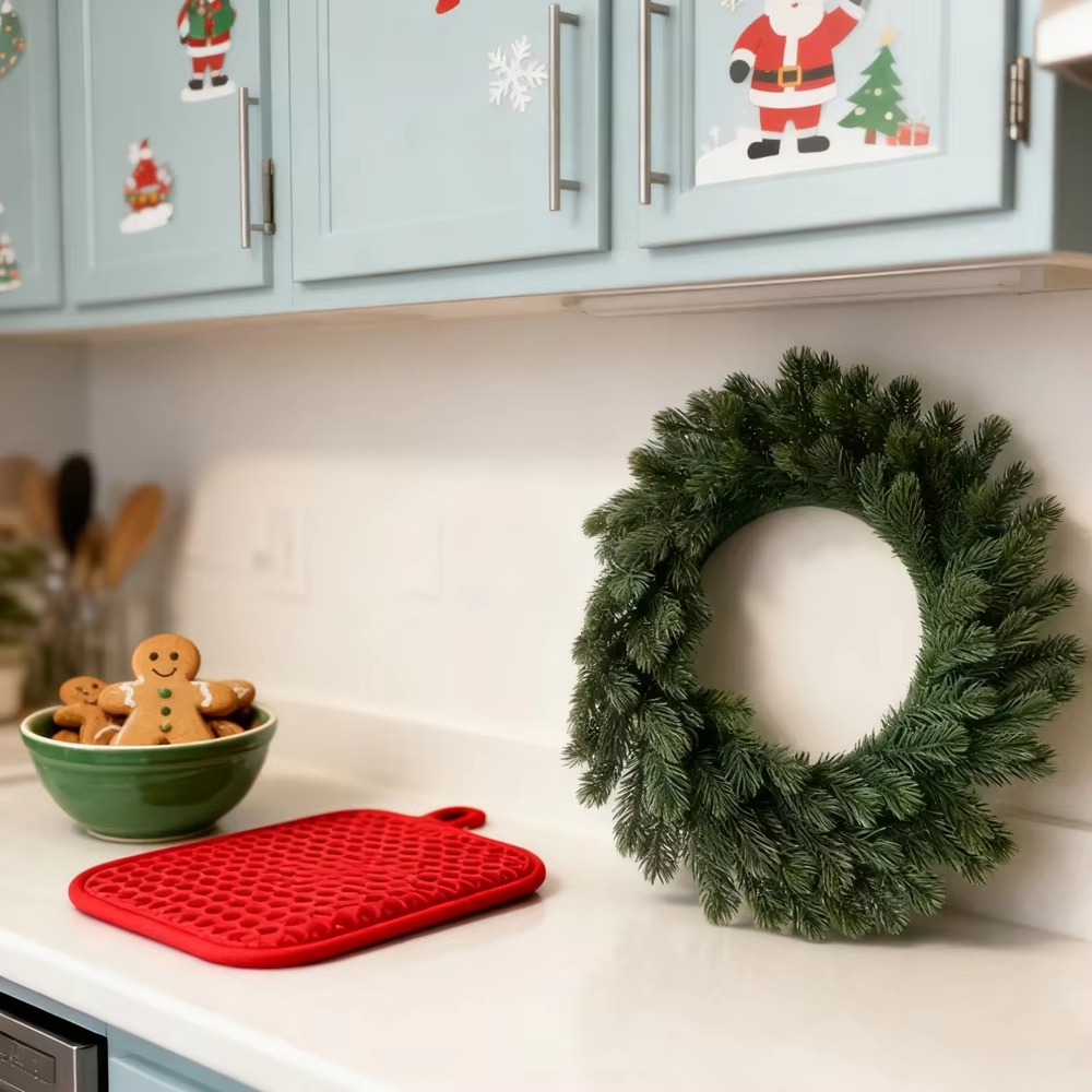 Artificial Pine Wreath Plant C - đánh giá và giá Christmas Wreath Fake